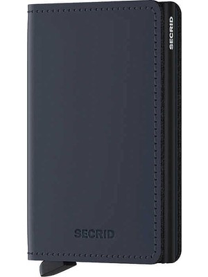 Secrid Slimwallet Matte Kartlık Cüzdan, Mavi