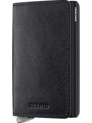 Secrid Premium Slimwallet+ Basco Kartlık Cüzdan, Siyah