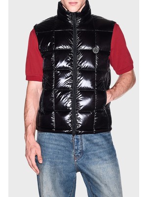 Armani Exchange Kapitoneli Regular Fit Dik Yaka Yelek Erkek Yelek XM003475 AF23755 UC001
