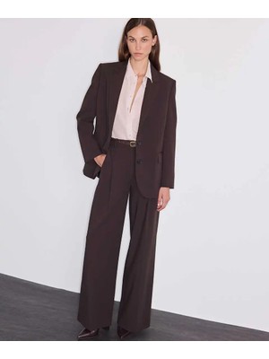İpekyol Kemerli Wide Leg Fit Pantolon IW6260003226074
