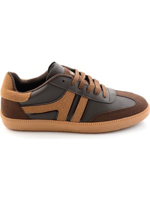 Bambi Kahve Süet  Kadın Sneaker K01833025072