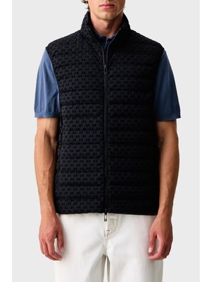 Armani Exchange Logolu Regular Fit Dik Yaka Fermuarlı Yelek Erkek Yelek XM003511 AF19870 UB101