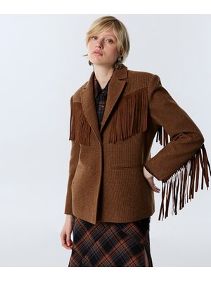 Twist Yün Içerikli Püsküllü Blazer TW6260106119074