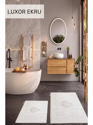 İyi Geceler İstanbul Iyi Geceler Istanbul Hcw 2'li Banyo Paspas Seti Luxor