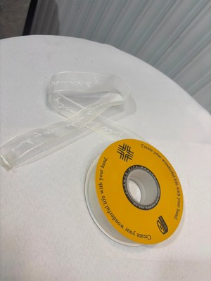 Quattro Home Yazılı Şeffaf Gümüş Renkli Kurdele