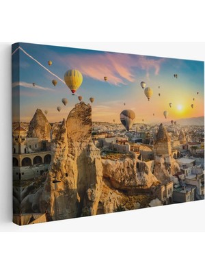 Cepahir Göreme Kapadokya Manzarası Duvar TABLOSU-1245