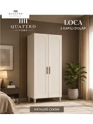 Quattro Home Loca 2 Kapaklı Dolap