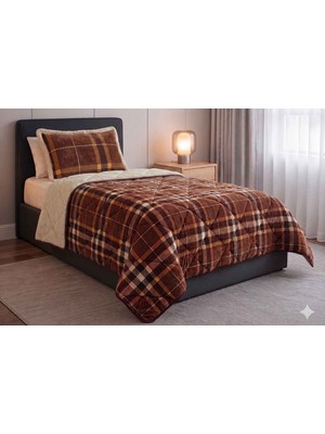 Merinos Comforter Yorgan Set 160X240 Anna Kahve