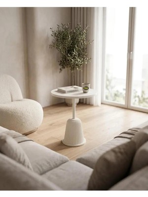 Marvielle Tekli Krem Bohem 50 cm - Yan Sehpa