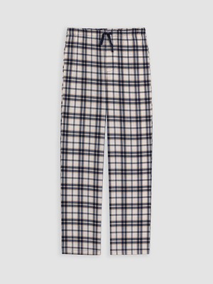 Lc Waikiki Yeni Sezon Kahverengi Ekose Desenli Erkek Pijama Alt