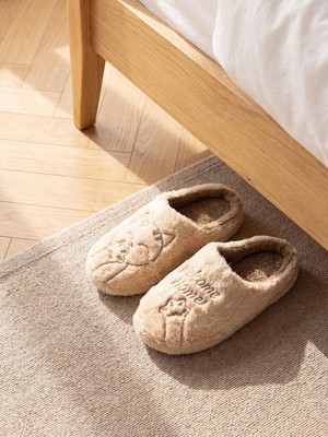 LC Waikiki Kedi Nakışlı Kadın Ev Terliği  (W6)