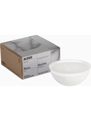 Alessi Rocc Marble Odunsu Deri 3 Fitilli Yedek Kokulu Mum 250 G