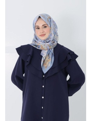 Indigo Loryan Scarf Diamond Pıtırcık Desen Eşarp