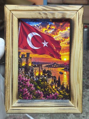 Miina Aksesuar Evinizin Atmosferine Sıcaklık ve Karakter Katacak, Özel Tasarımlardan Oluşan Ahşap Çerçeveli Dekoratif Tablolar. 🖼️✨