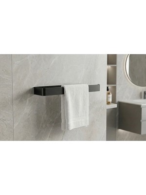 Marvielle Paslanmaz Çelik Yapışkanlı Havluluk - Delme Gerektirmez - Banyo Askısı