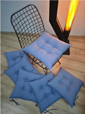 Marvielle Özel Dikişli Bağcıklı 40X40 cm 1 Adet - Sandalye Minderi