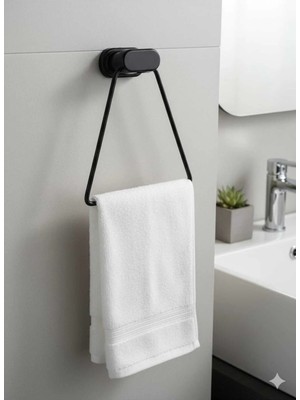Marvielle Yapışkanlı Üçgen Havluluk - Banyo Askısı