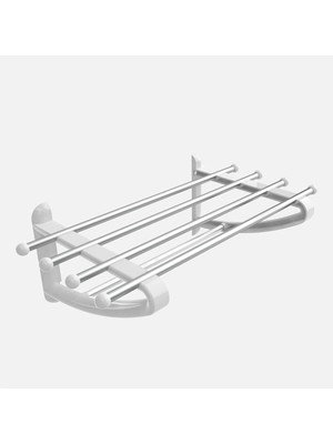 Marvielle Alüminyum Havluluk Şeffaf - Banyo Askısı