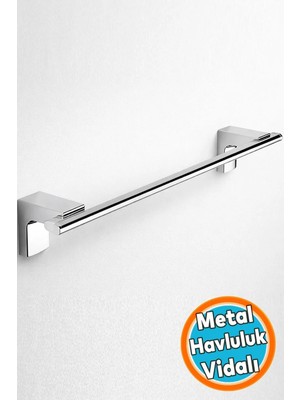 Marvielle Banyo Lavabo Mutfak Aparat Standı Bez Havlu Askısı Uzun Havluluk Vidalı Kro - Banyo Askısı