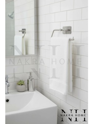 Marvielle Paslanmaz Çelik Yapışkanlı Havlu Askılık Neme Dayanıklı - Banyo Askısı