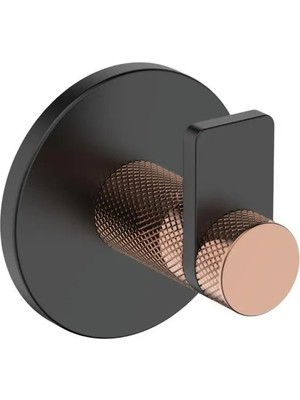 Marvielle FY-90301 Mat Rose Siyah Askı - Banyo Askısı