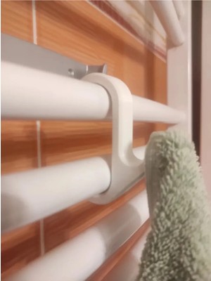 Marvielle 2 Adet Havlu Askısı – Pratik Kurutma Çözümü - Banyo Askısı