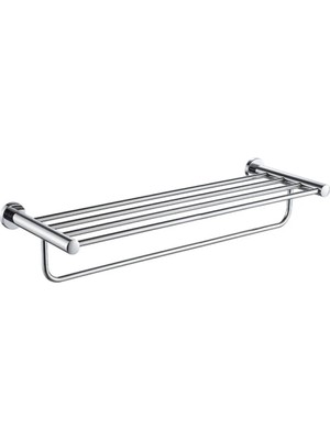 Marvielle Raflı Havluluk 304K 60XH13X23.5CM Paslanmaz Çelik - Banyo Askısı