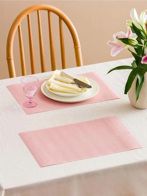 Marvielle Sarı Amerikan Servis 45X30 cm 2 Li - Sandalye Minderi