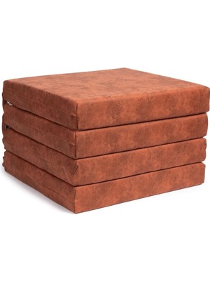 Marvielle Güneşe Dayanaklı Kumaş Bahçe-Balkon Minderi 50X50X8CM 4ADET - Sandalye Minderi