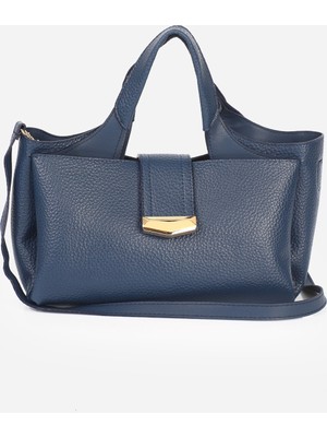 Alessia Bag Nesta Çok Bölmeli Metal Tokalı Kol ve Omuz Çantası