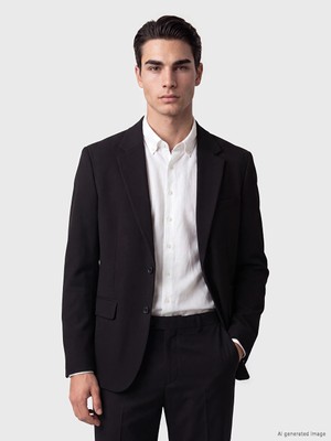 Lc Waikiki Yeni Sezon Siyah Regular Fit Erkek Blazer Ceket