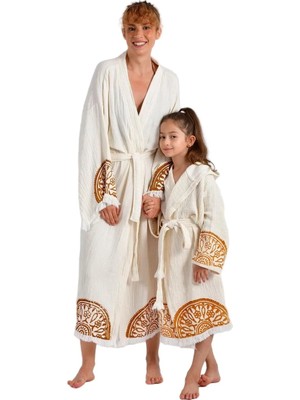 BRANDSMITHS Mandala Eye Anne & Çocuk Kimono Seti