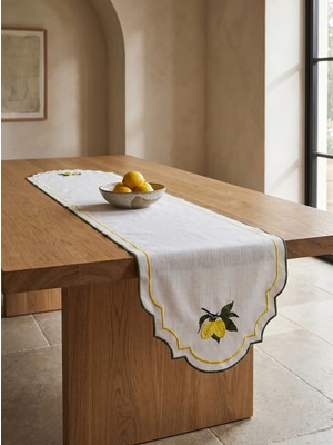 BRANDSMITHS Limoncello Embroidered Runner