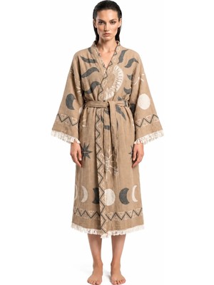 BRANDSMITHS Beige Sun Kimono