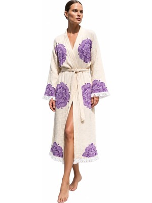 BRANDSMITHS Natural Mandala Drift Kimono