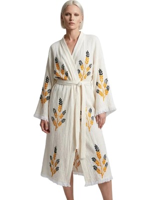 BRANDSMITHS Golden Wheat Kimono