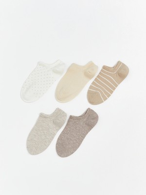 Lc Waikiki Yeni Sezon Desenli Kadın Sneaker Çorap 5'li