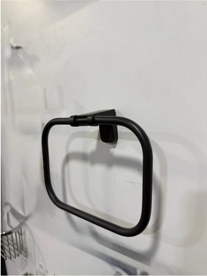 Marvielle Dikdörtgen Metal Havlu Askısı - Banyo Askısı