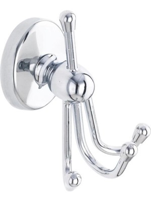 Marvielle Havluluk Bornozluk Üçlü Pirinç - Banyo Askısı