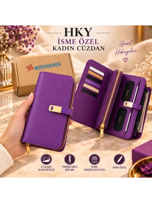 Hky Çok Kullanışlı Büyük Boy Kadın Cüzdan