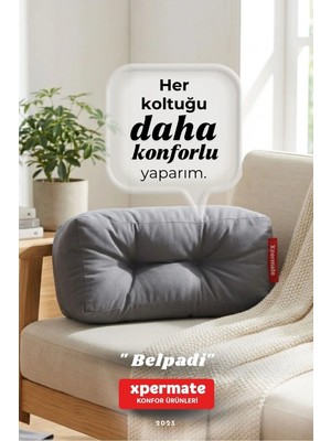 Marvielle Sırt ve Bel Destek Yastığı Sandalye Koltuk Minderi - Sandalye Minderi