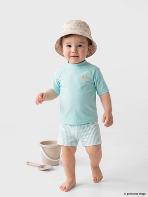 Lc Waikiki Yeni Sezon Yeşil Erkek Bebek Mayo Takım