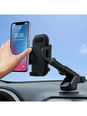 Medsa Ally 2in1 Torpido Üstü Teleskopik ve Ya Havalandırma Araç Telefon TUTUCU-(5775) - MDSANR1311-70