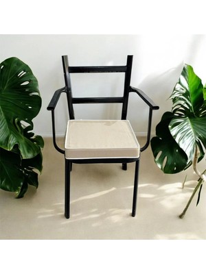 Marvielle 40*40 Bej - Sandalye Minderi