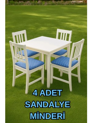 Marvielle Kare Bağlamalı - Sandalye Minderi