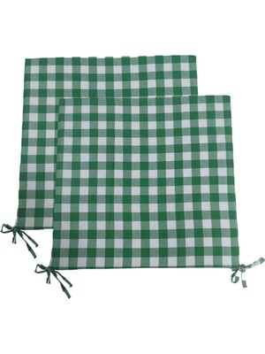 Marvielle 2'lü Sünger Dolgulu-Fermuarlı-Yıkanabilir- 40 x 40 - Sandalye Minderi