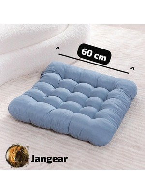 Marvielle Japon Tatami Yastık, Kalın Dolgulu Yer Minderi, Oturma Minderi 60×60 - Sandalye Minderi