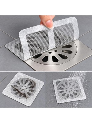 Jetfast 20 Adet Lavabo Süzgeci Banyo Gider Süzgeci Sineklik Tamir Kiti Telli Gider Saç Toplayıcı