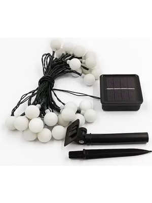 Solar 5m 28 LED Top Rgb Siyah Kablolu