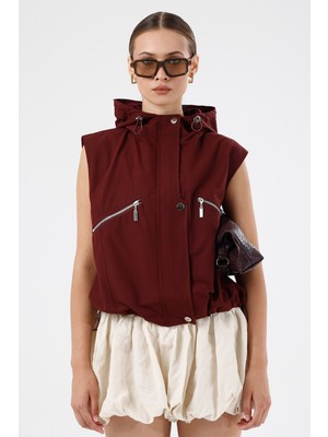 Gaca Collection Estella Bordo Trenç Yelek